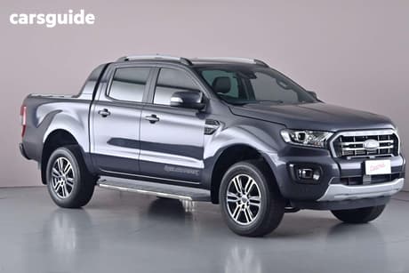 Grey 2020 Ford Ranger Double Cab Pick Up Wildtrak 2.0 (4X4)