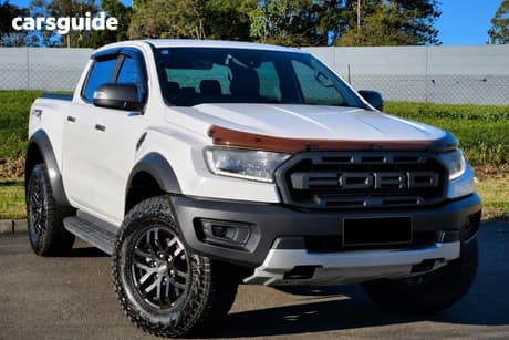 White 2019 Ford Ranger Double Cab Pick Up Raptor 2.0 (4X4)