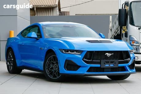 Blue 2025 Ford Mustang Fastback Gt 5.0 V8