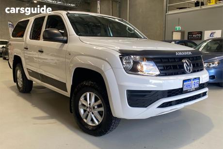 White 2021 Volkswagen Amarok Dual Cab Utility Tdi420 Core 4Motion
