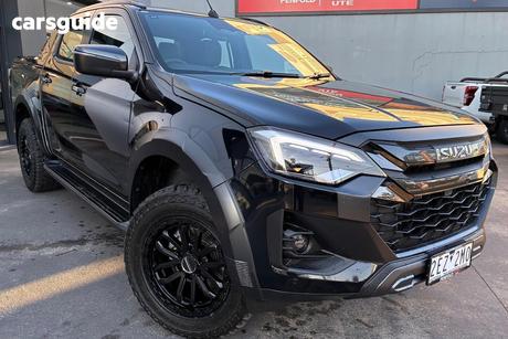Black 2026 Isuzu D-MAX Crew Cab Utility X-Terrain (4X4)