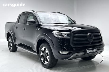 Black 2021 GWM UTE Dual Cab Utility Cannon-L (4X4)