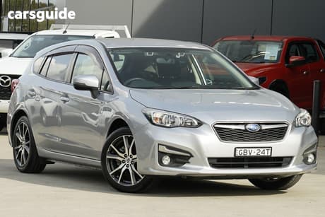 Silver 2017 Subaru Impreza Hatchback 2.0L (Awd)