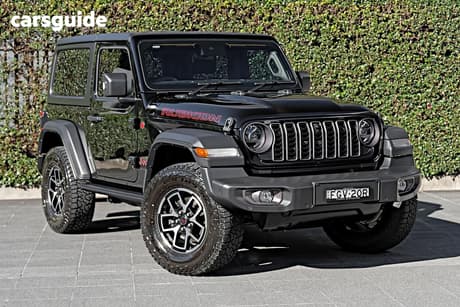 Black 2024 Jeep Wrangler Hardtop Rubicon (4X4) 2 Door