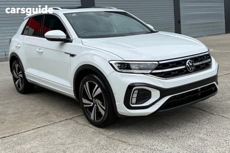 White 2022 Volkswagen T-ROC Wagon 140Tsi R-Line (Restricted Ftr)