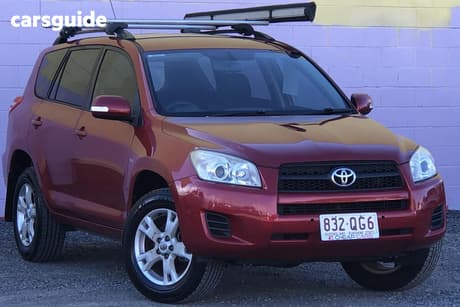 Red 2010 Toyota RAV4 Wagon Cv (4X4)