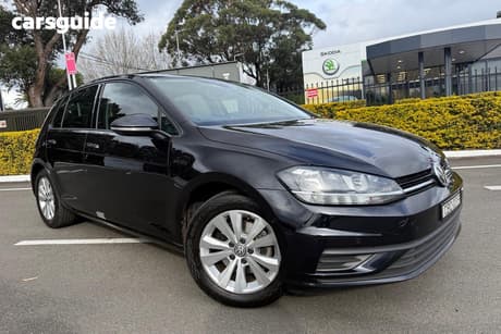 Black 2019 Volkswagen Golf Hatchback 110 Tsi Trendline