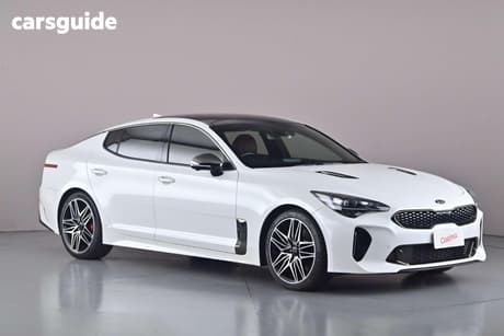 White 2020 Kia Stinger Sedan Gt (Red Leather)