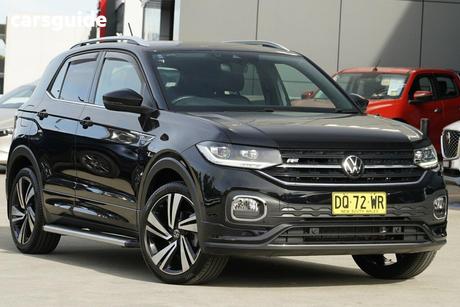 Black 2023 Volkswagen T-Cross Wagon 85Tfsi Style (Restricted Feat)