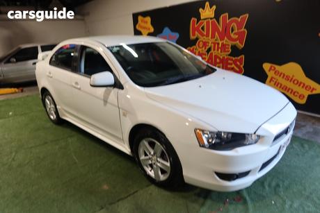 White 2007 Mitsubishi Lancer Sedan Vr