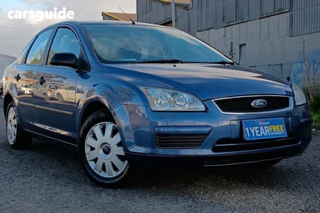Blue 2006 Ford Focus Sedan Cl