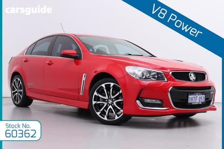 Red 2016 Holden Commodore Sedan Ss-V