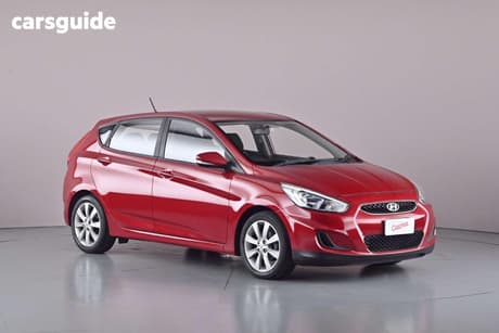 Red 2017 Hyundai Accent Hatchback Sport