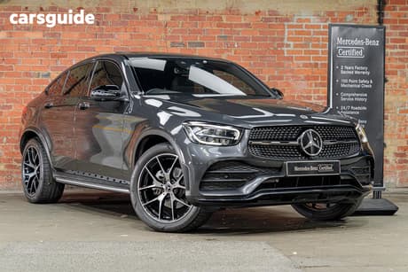 Grey 2022 Mercedes-Benz GLC300 Coupe 4Matic