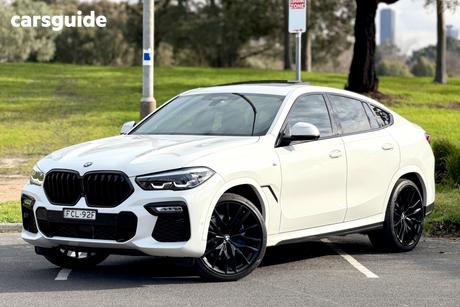 White 2020 BMW X6 Coupe Xdrive40I M Sport