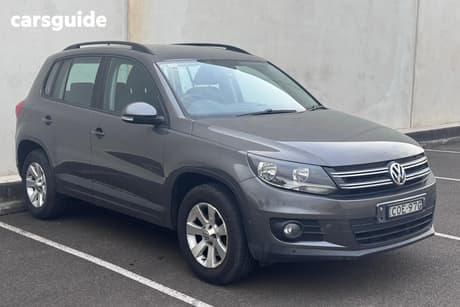 Grey 2013 Volkswagen Tiguan SUV 132 TSI PACIFIC 5NC MY13