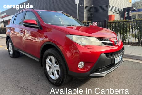Red 2013 Toyota RAV4 Wagon Cruiser (4X4)