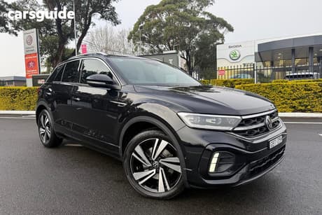 Black 2024 Volkswagen T-ROC Wagon 140Tsi R-Line