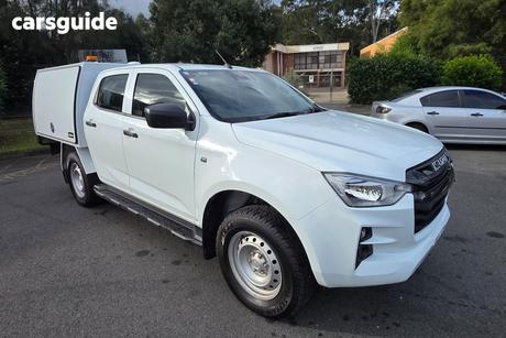 White 2023 Isuzu D-MAX Ute Tray SX