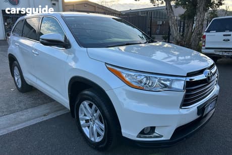 White 2015 Toyota Kluger Wagon Gx (4X2)