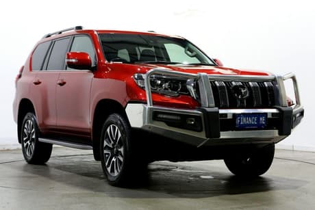 Red 2021 Toyota Landcruiser Prado Wagon Vx