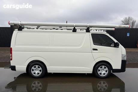 White 2016 Toyota HiAce Van Lwb