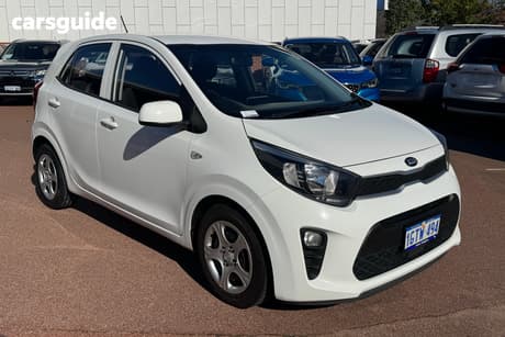 White 2019 Kia Picanto Hatchback S (Aeb)