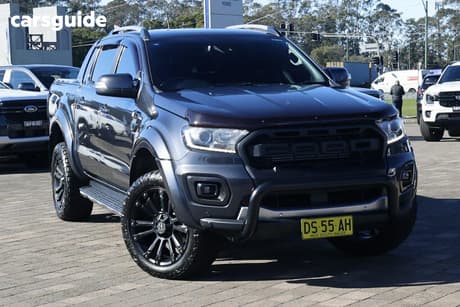 Grey 2019 Ford Ranger Double Cab Pick Up Wildtrak 3.2 (4X4)