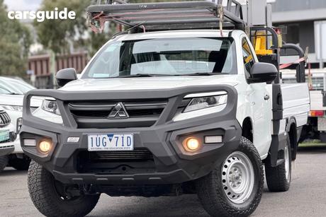 White 2021 Mitsubishi Triton Cab Chassis Glx (4X2)