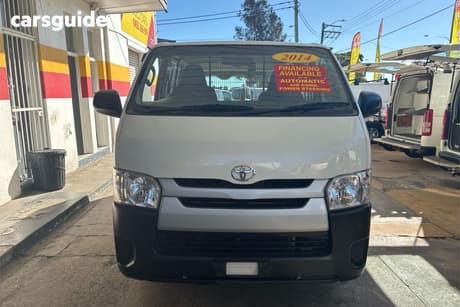 White 2014 Toyota HiAce Van Lwb