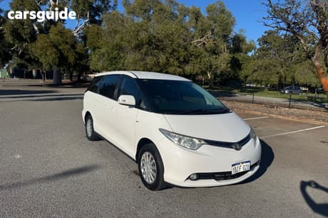 White 2007 Toyota Tarago Wagon Gli