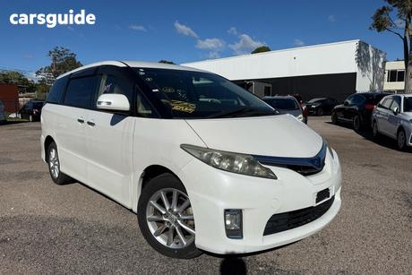 White 2013 Toyota Estima OtherCar HYBRID X