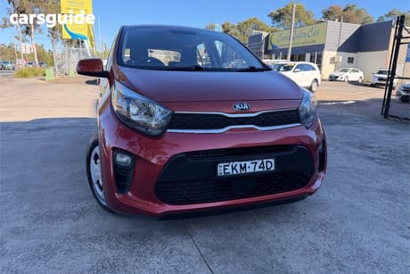 Orange 2020 Kia Picanto Hatchback S (Pe)