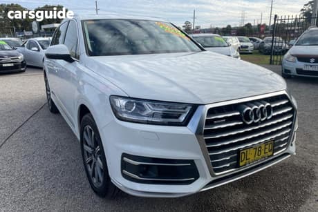 White 2017 Audi Q7 SUV TDI