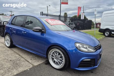 Blue 2012 Volkswagen Golf Hatchback R