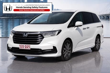 White 2021 Honda Odyssey Wagon Vil7