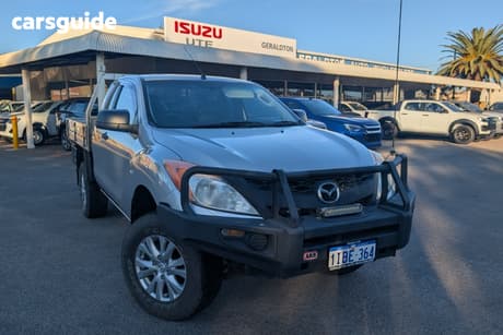 Black 2015 Mazda BT-50 Freestyle Cab Chassis Xt (4X4)