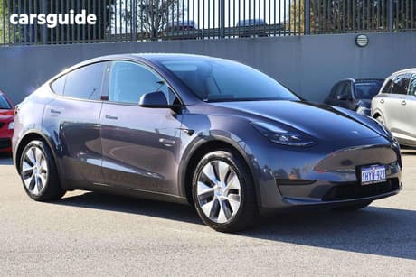 Grey 2023 Tesla Model Y Wagon Rear-Wheel Drive