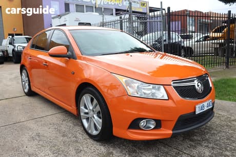 Orange 2013 Holden Cruze Hatchback Sri V