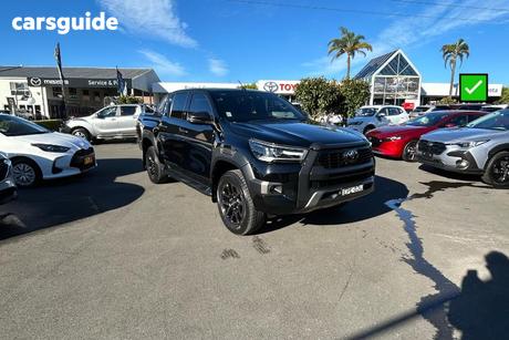 Black 2021 Toyota Hilux Double Cab Pick Up Rogue (4X4)