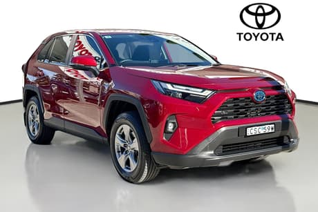 Red 2024 Toyota RAV4 Wagon Gx (Awd) Hybrid