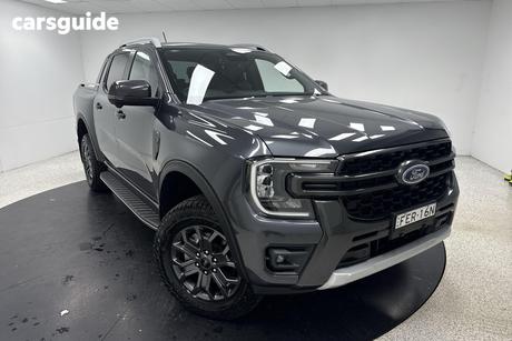 Grey 2023 Ford Ranger Double Cab Pick Up Wildtrak 2.0 (4X4)