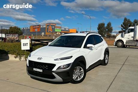 White 2021 Hyundai Kona Wagon (Fwd)