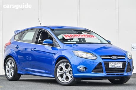 Blue 2012 Ford Focus Hatchback Sport