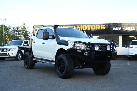 White 2017 Nissan Navara Dual Cab Utility St-X (4X4) (Sunroof)