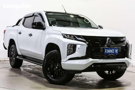 White 2021 Mitsubishi Triton Double Cab Pick Up Gsr (4X4)