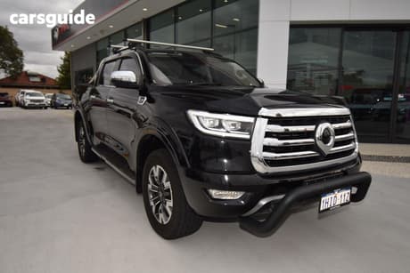 Black 2021 GWM UTE Dual Cab Utility Cannon-L (4X4)