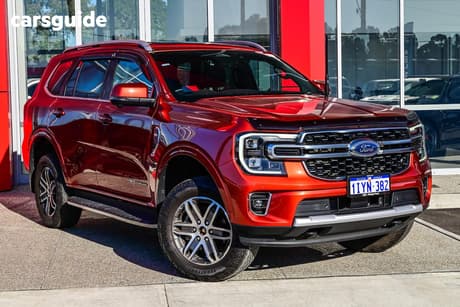 Orange 2022 Ford Everest Wagon Platinum (4X4)