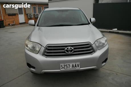 Silver 2008 Toyota Kluger Wagon Kx-R (Fwd) 7 Seat