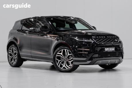 Black 2022 Land Rover Range Rover Evoque Wagon P250 R-Dynamic Hse (184Kw)
